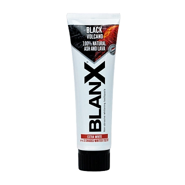 BLANX Паста зубная отбеливающая Черный вулкан / Black Volcano 75 мл