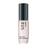 MAKE UP FACTORY Основа под макияж, 01 полупрозрачный розовый / Mat Effect Make Up Base 15 мл, фото 1