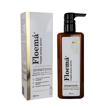 FLOEMA Шампунь балансирующий для волос и жирной кожи головы / Floema 500 мл, фото 2