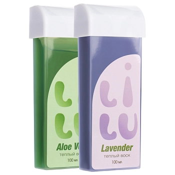 LILU Воск тёплый в картридже, плотный Lavender / LILU 100 мл, фото 2