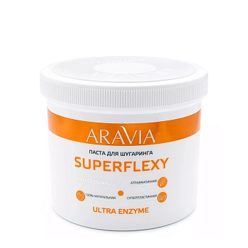 ARAVIA Professional Паста для шугаринга Мягкая с ферментами / SUPERFLEXY Ultra Enzyme 750 г, фото 6