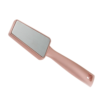 DEWAL BEAUTY Терка для пяток двусторонняя, розовая 21,5 см, фото 2