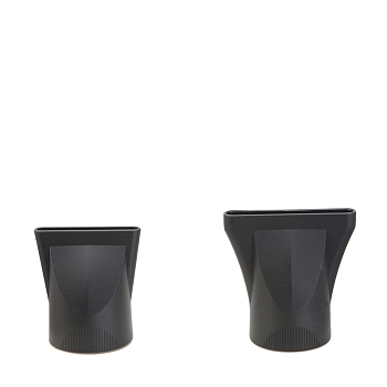 DEWAL PROFESSIONAL Фен Pro Style черный, 2 насадки, диффузор, 2000 Вт, фото 2