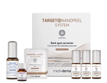 MEDI+DERMA Набор Система для коррекции пигментных пятен (лосьон 20 мл, пилинг 2*5 мл, мист 3*7 мл, крем 4*3 мл) / TARGET Nanopeel system, фото 2