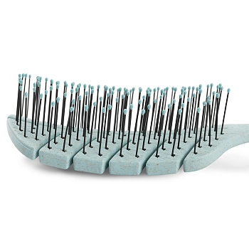 KOSMO SHTUCHKI Расчёска лепестковая малая 5438-M2, голубая / KOSMO SHTUCHKI, фото 3