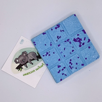 MIPASSIONcorp Бомбочка для ванны миниплитка с тату, ананас и лайм / MiPASSiON 110 гр, фото 2