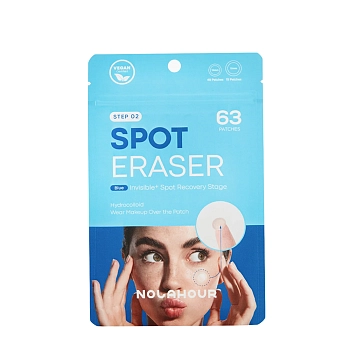 Патчи для лица против прыщей / Spot Eraser Blue Step 2 63 шт, NOLAHOUR