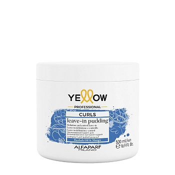 YELLOW Крем-пудинг несмываемый для кудрявых и вьющихся волос / YELLOW CURLS LEAVE-IN PUDDING 500 мл, фото 1