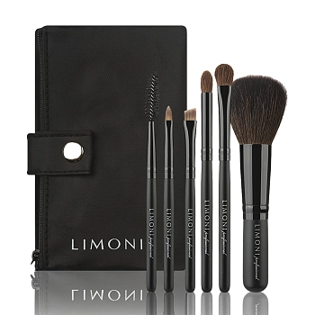 LIMONI Набор кистей (6 предметов + чехол) COMPACT KIT, фото 3