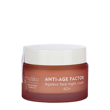 MI&KO Крем ночной омолаживающий для лица / Anti-Age Factor Ageless Face Night Cream 50 мл, фото 1