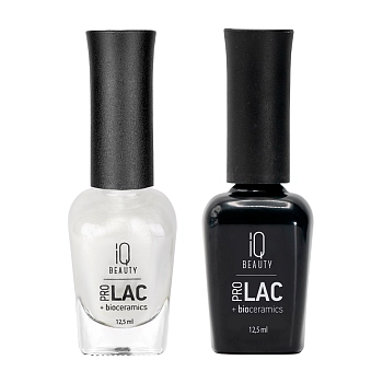 IQ BEAUTY 086 лак профессиональный укрепляющий для ногтей с биокерамикой / Nail polish PROLAC+bioceramics 12,5 мл, фото 2