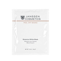 Маска моделирующая осветляющая / Botanical White Mask Peel off masks 10*30 г, JANSSEN COSMETICS