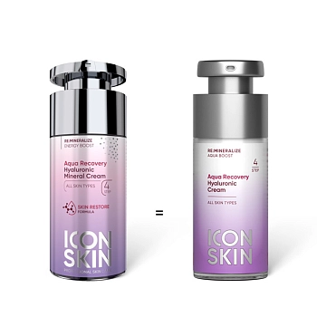 ICON SKIN Крем увлажняющий для сухой кожи / Re:Mineralize Aqua Recovery 30 мл, фото 3