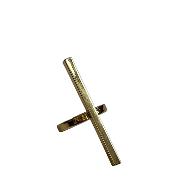 Кольцо Линия власти золото