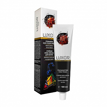 LUXOR PROFESSIONAL 5.75 крем-краска стойкая для волос, светлый коричневый шоколадный махагоновый / COLOR 100 мл