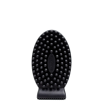 DOUBLE DARE OMG! Щетка массажная силиконовая, черная / I.M. BUDDY, фото 5