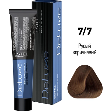 ESTEL PROFESSIONAL 7/7 краска для волос, русый коричневый / DELUXE 60 мл