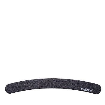 Пилка профессиональная 2-сторонняя, бумеранг черная, 175 мм  