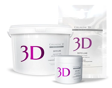 MEDICAL COLLAGENE 3D Маска альгинатная для коррекции морщин лица и тела / Boto Line 200 гр