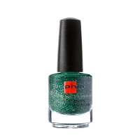 SOPHIN 0371 лак для ногтей, темно-зеленый рассеянный голографик / Luxury&Style Boneme 12 мл, фото 1
