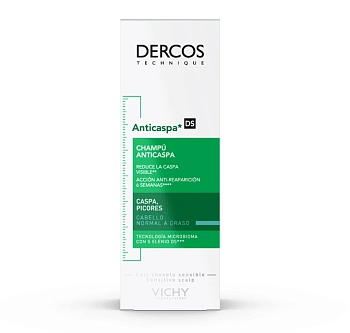 VICHY Шампунь регулирующий от перхоти для жирной кожи головы / Dercos 200 мл, фото 2