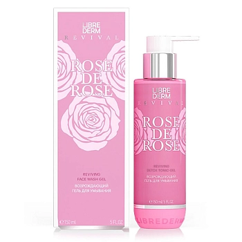 LIBREDERM Гель для умывания возрождающий для лица / ROSE DE ROSE 150 мл, фото 2