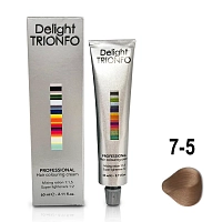 CONSTANT DELIGHT 7-5 крем-краска стойкая для волос, средне-русый золотистый / Delight TRIONFO 60 мл, фото 2
