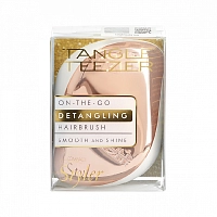 TANGLE TEEZER Расческа для волос / Compact Styler Rose Gold Luxe, фото 4