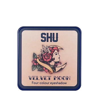 SHU Тени четырехцветные для век, №152 золотисто-коричневый / Velvet Moon 4,8 гр, фото 2
