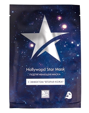 BEAUTY STYLE Маска тканевая подтягивающая с эффектом вторая кожа / Hollywood Star Mask 30 г