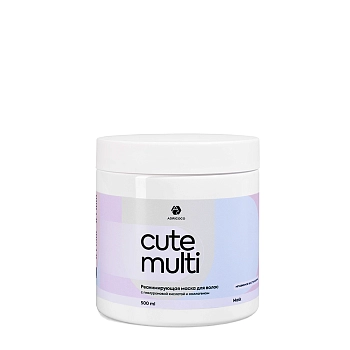 Маска реанимирующая для волос с гиалуроновой кислотой и коллагеном / ADRICOCO CUTE MULTI 500 мл