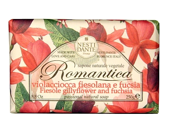 Мыло ароматы Фиезоле и фуксии / Romantica 250 г