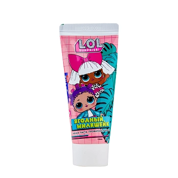 Паста зубная детская профилактическая от 3-х лет Ягодный милкшейк / Longa Vita BioTech L.O.L Surprise! 75 гр, LONGA VITA