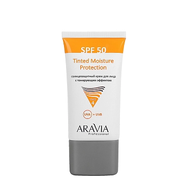 ARAVIA Крем солнцезащитный для лица с тонирующим эффектом SPF 50 / Tinted Moisture Protection SPF 50 50 мл