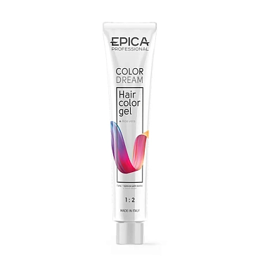 EPICA PROFESSIONAL 10.71 гель-краска для волос, светлый блондин шоколадно-пепельный / Colordream 100 мл, фото 2