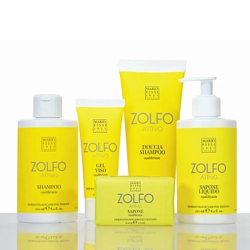 MARIO FISSI 1937 Гель серный для душа восстанавливающий баланс кожи / Zolfo Attivo Equilibrante 200 мл, фото 2