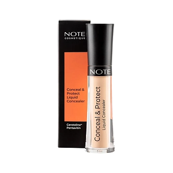 NOTE Консилер жидкий маскирующий защитный 06 / CONCEAL & PROTECT LIQUID CONCEALER 4,5 мл, фото 3