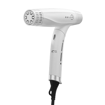 MELON PRO Фен профессиональный для волос складной Hag 7, ионизация, перламутровый матовый, диффузор, 2000W, фото 2