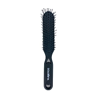 Расческа для распутывания волос, черная / Detangler Hairbrush for Wet & Dry Hair Black Aesthetic, SOLOMEYA