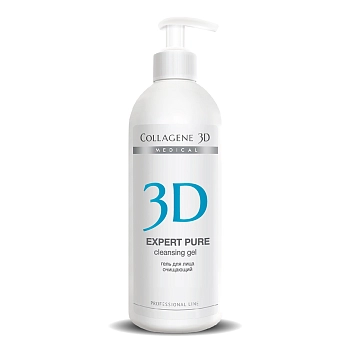 MEDICAL COLLAGENE 3D Гель очищающий для лица / EXPERT PURE 500 мл, фото 3