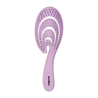 Расческа гибкая для волос Розовая волна / Flex bio hair brush Pink Wave, SOLOMEYA