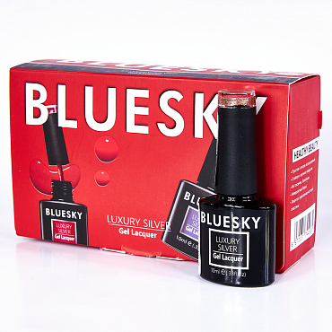 BLUESKY LV752 гель-лак для ногтей / Luxury Silver 10 мл