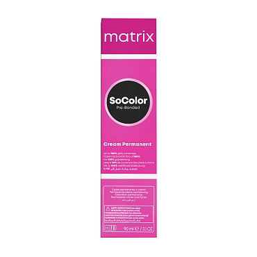 MATRIX 6A краситель перманентный аммиачный, темный блондин пепельный / SoColor Pre-Bonded 90 мл, фото 3