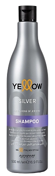 YELLOW Шампунь анти-желтый для холодного блонда и седых волос / YE SILVER SHAMPOO 500 мл, фото 1