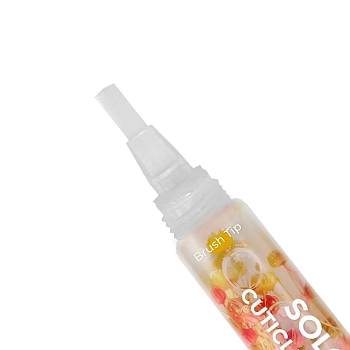 SOLOMEYA Масло для кутикулы и ногтей с цветами Тропический гибискус / Cuticle and Nail oil with flowers Tropical hibisсus 10 мл, фото 3