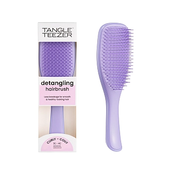 TANGLE TEEZER Расческа для волос / The Ultimate (Wet) Detangler Naturally Curly Purple Passion, фото 8