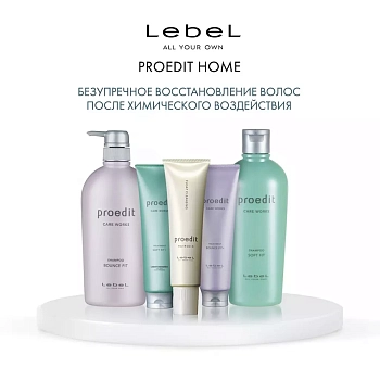 LEBEL Маска для волос / PROEDIT BOUNCE FIT PLUS 250 мл, фото 6
