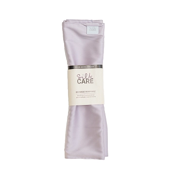 SILK CARE Полотенце шелковое для лица и рук жемчужное 60х30 см / Silk Care, фото 1