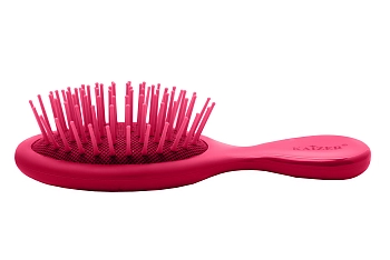 KAIZER Расческа массажная малая, пластик, розовая, фото 5