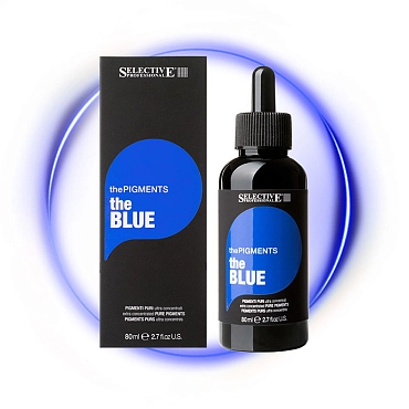 SELECTIVE PROFESSIONAL Пигмент чистый ультраконцентрированный для окрашивания волос, синий / thePIGMENTS BLUE 80 мл